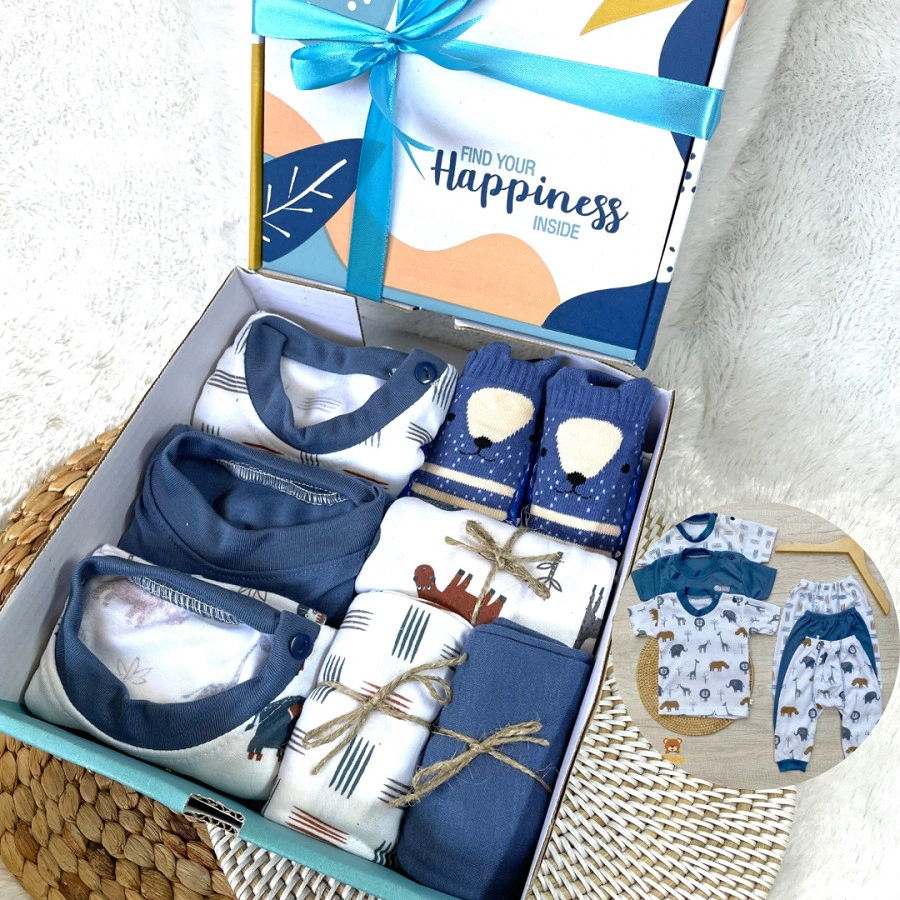 Hampers Setelan Bayi / Hampers Bayi / Kado Lahiran Baby / Paket Kado Baby Boy Girl / Baby Gift Box