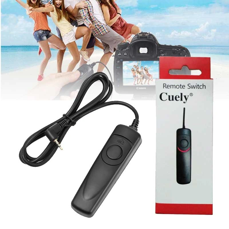 RS-60E3 Cuely Remote Shutter Release For Canon 80D / 77D 1000D 600D 500D 60D DLL 1m