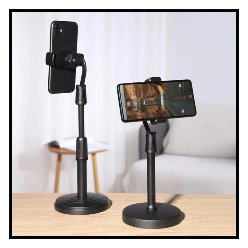 Holder Hp Meja L7 / Holder Multifungsi Live / Stand Hp Universal - Holder L7 Hitam