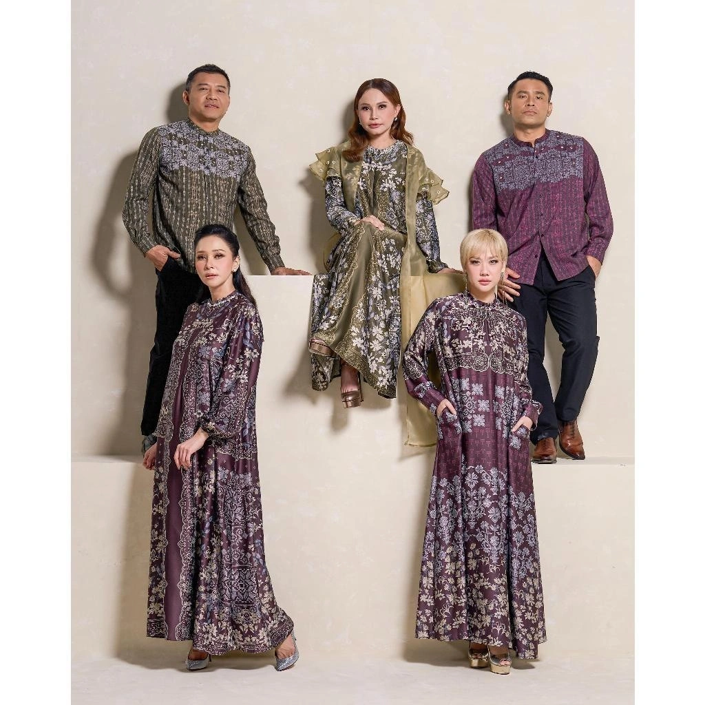 Geulis.id THURAYYA SERIES MOSS / FAMILY SET / SARIMBIT KELUARGA