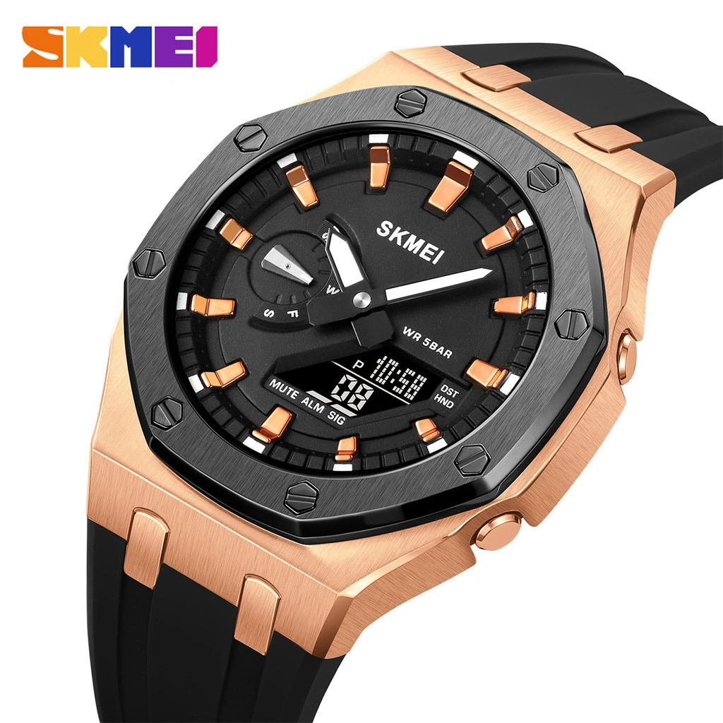 SKMEI 2243 Jam Tangan Pria Wanita Digital Analog Sport Watch Shockproof Anti Air 5 Bar MGOS