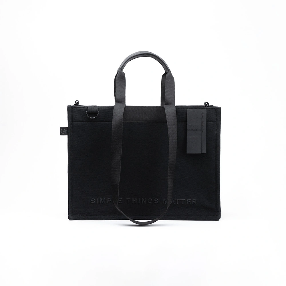 Black on Black Medium Catto Totebag | Grounds