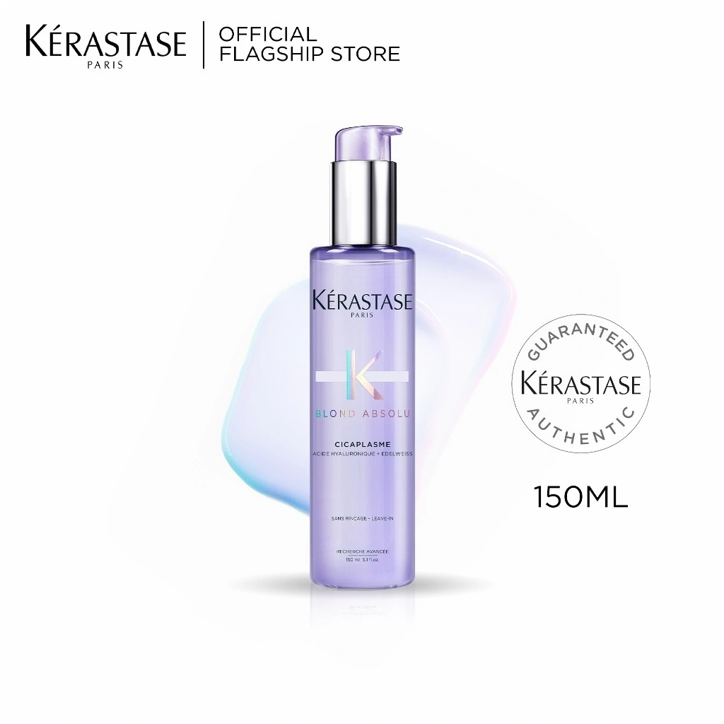 Kerastase Blond Absolu Cicaplasme 150ml Heat Protectant for Bleached Hair - Heat Protectant dan Hair Serum untuk Rambut Bleached