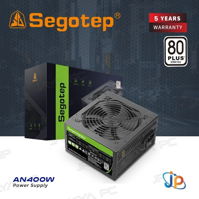Segotep AN400W 400W PSU - Power Supply 400 Watt 80+ White