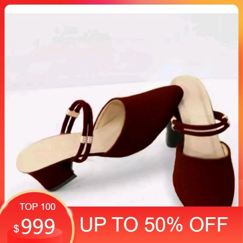 sepatu sandal hels wedges hils hak tahu 5cm By.azkayra b2