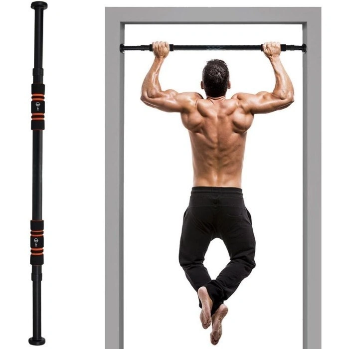 Autoshope LBX Pull Up BaR Tiang Fitness Chin Up Bar Iron Door 62-100CM 82-130CM Gym Kusen Dinding Pintu Door Chinning Alat Olahraga Rumah Fitnes Otot punggung bagian atas bahu,lengan