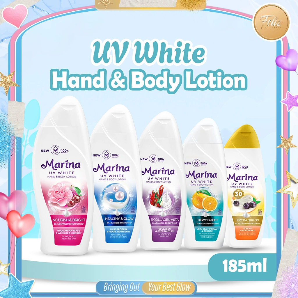 * FELIZ * MARINA Hand & Body Lotion UV White 185 ml