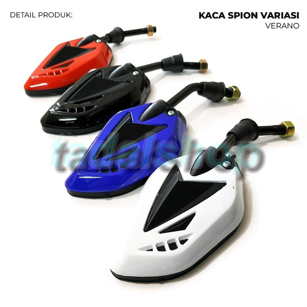 KACA SPION MOTOR UNIVERSAL/KACA SPION MOTOR VARIASI/ MOTOR HONDA DAN YAMAHA VERANO