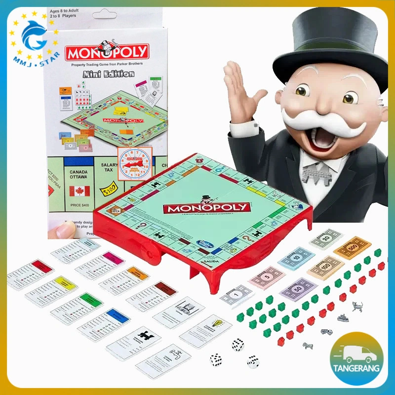 International Edition Monopoli Keluarga Premium Papan Permainan Edukasi Keuangan Untuk Anak Orang Tua