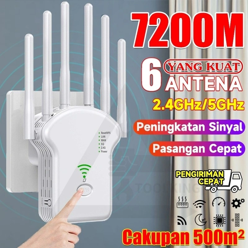 Wifi Extender - 2/4/6/8 Antena 300M/1200M WIFI Repeater Wireless Wifi Range Extender Router Repeater