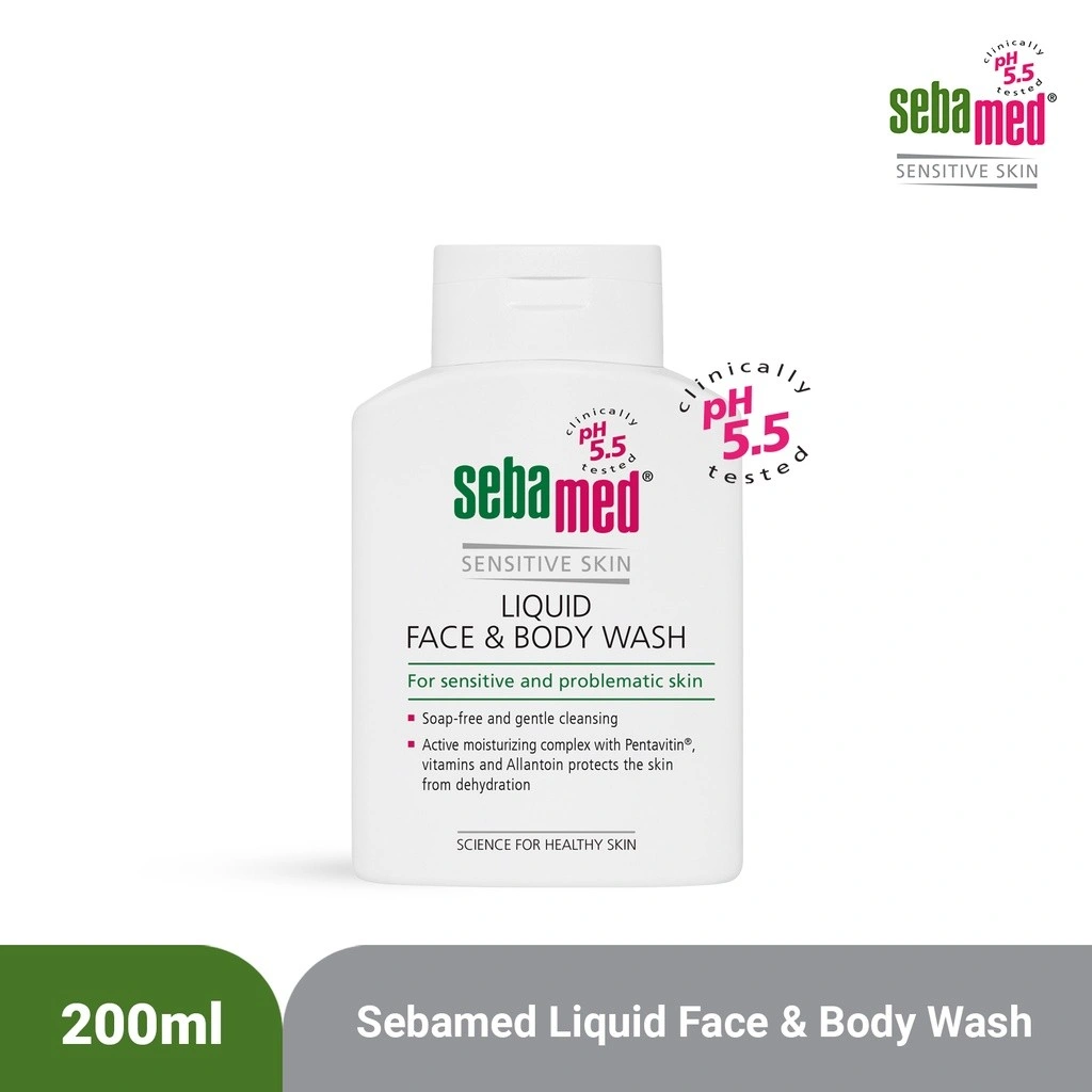 Liquid Face & Body Wash - Pembersih Bebas Sabun Untuk Kulit Sensitif