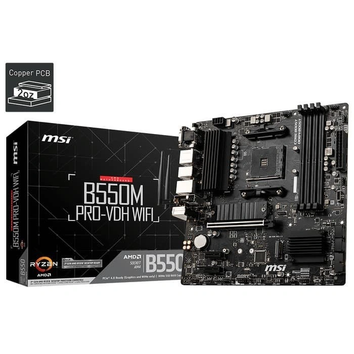 MSI B550M PRO-VDH Wifi (SOCKET AM4)