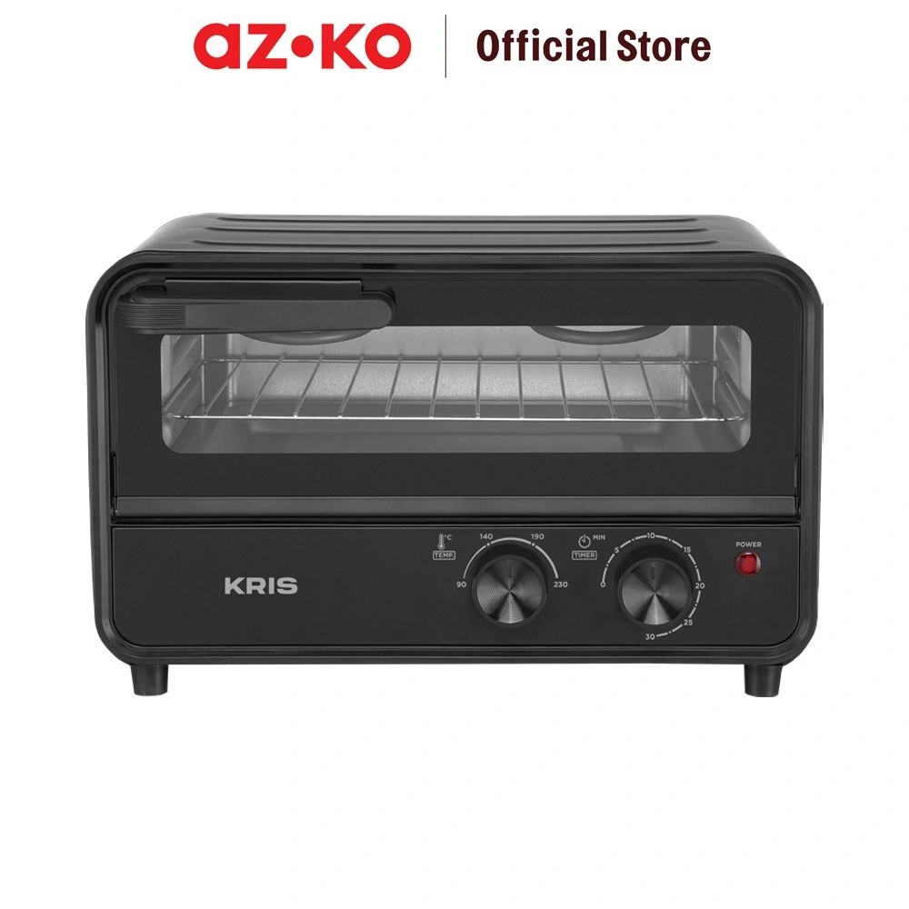 AZKO Kris 12 ltr Oven Toaster - Hitam Pemanggang Makanan Panggangan Food Heater Perlengkapan Dapur Kitchen Electronic