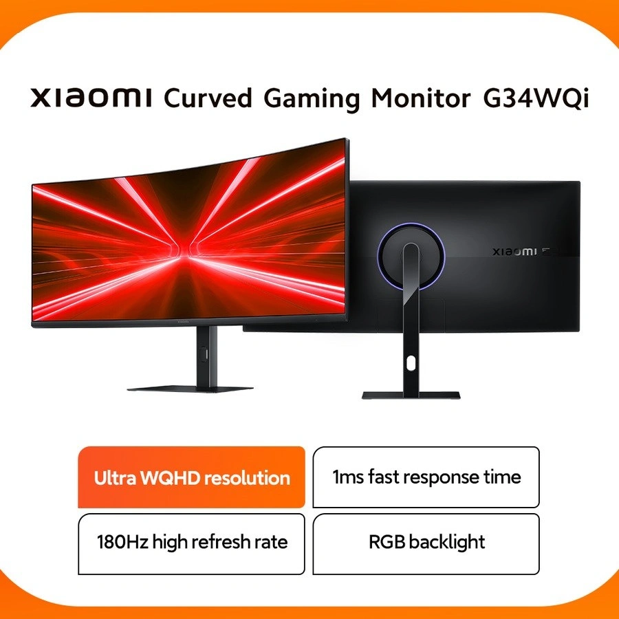 LED Monitor Xiaomi G34WQi Curved Gaming 
