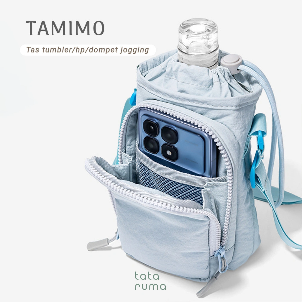 TATARUMA Tamimo - Tas Sarung Tumbler Botol/Hp/Dompet Jogging Slingbag