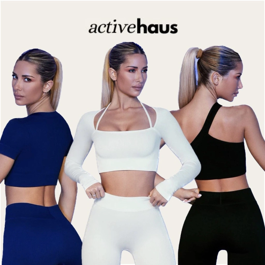 Ashley Set Sport Bra + Legging Pendek (Dijual Terpisah) Setelan Olahraga Wanita Fitness Yoga Gym Pilates Zumba