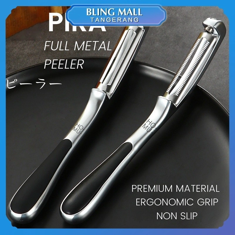 Peeler Knife Multifungsi / Alat Pisau Pengupas Buah Sayur Anti Karat