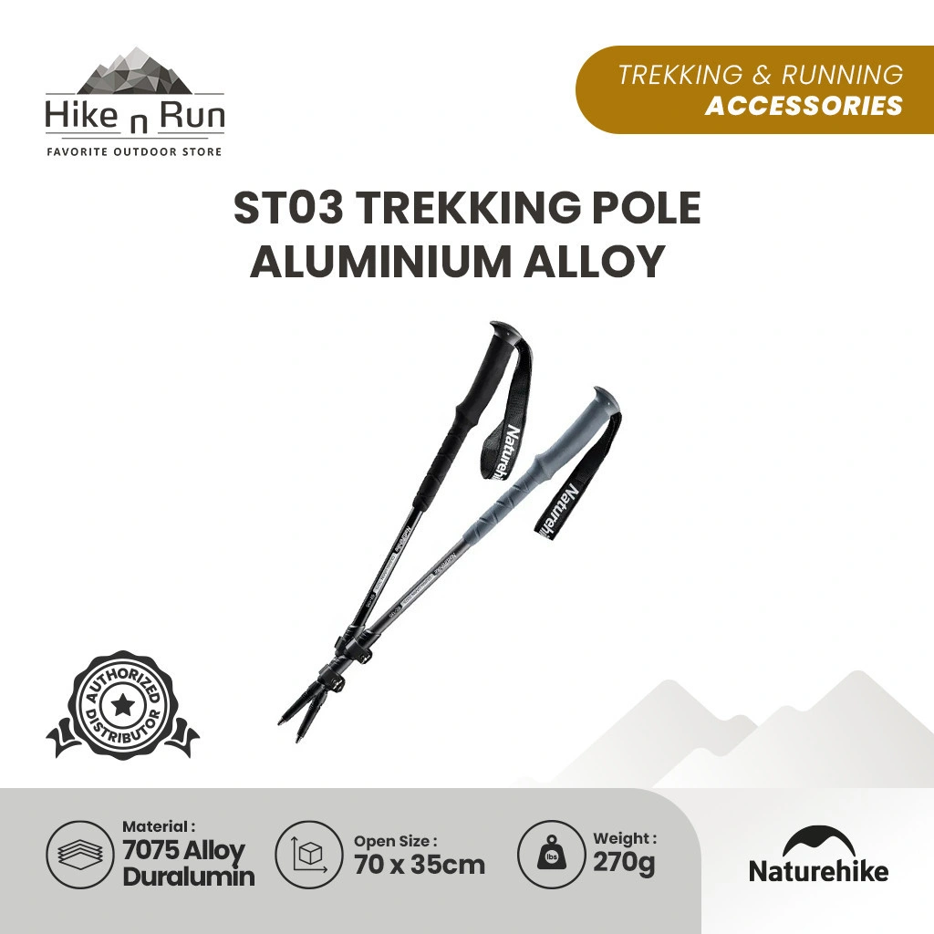 Naturehike Trekking Pole NH17D017-D ST03 – Duralumin Anti Karat
