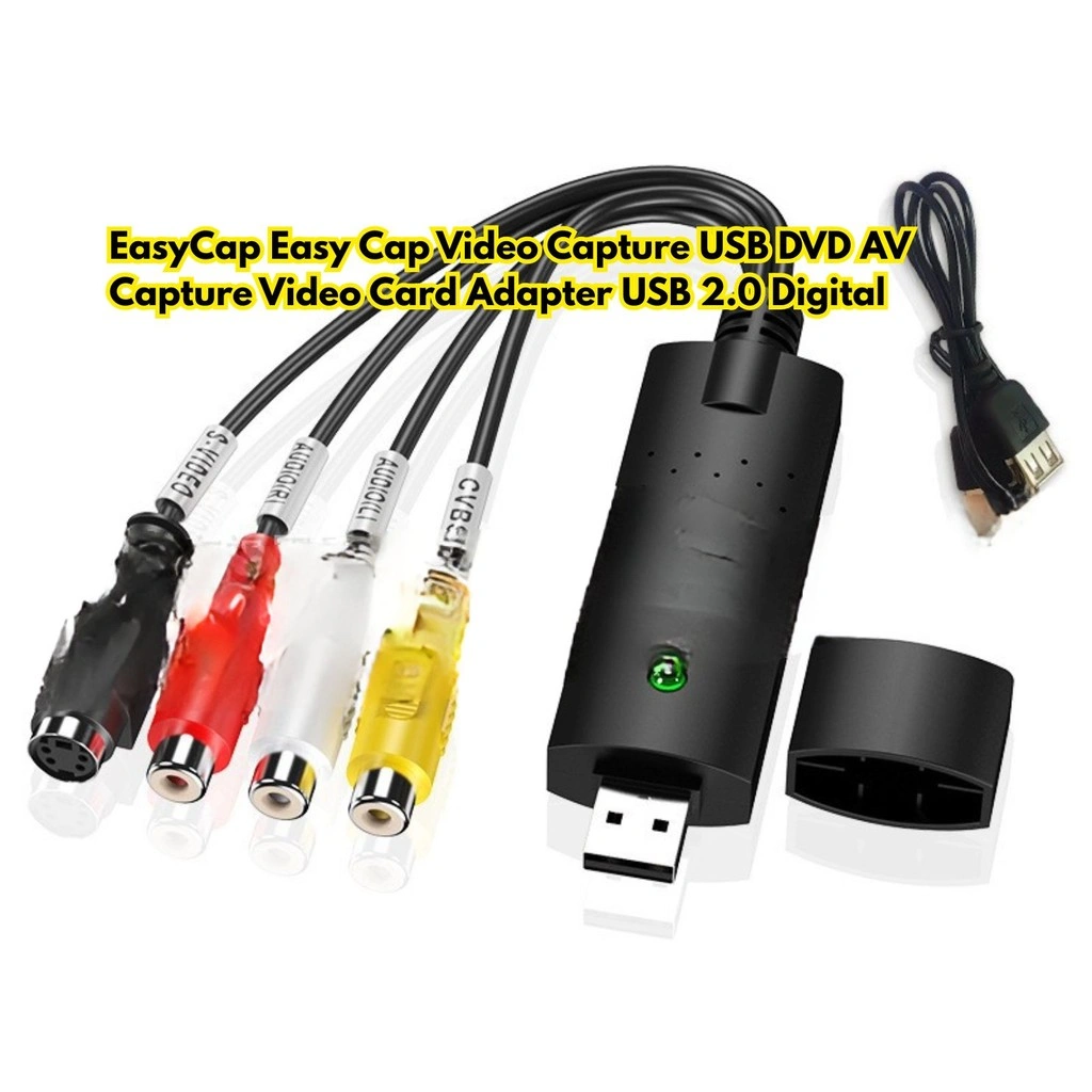 EasyCap Easy Cap Video Capture USB DVD AV Capture Video Card Adapter USB 2.0 Digital Easier Capture BR189
