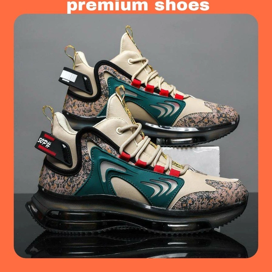 NABU SHOES PREMIUM Sepatu Olahraga Pria Import Premium Berkualitas Sepatu Olahraga Pria Model Kasual Berjaring Sirkulasi Sepatu Training Pria Import 1006