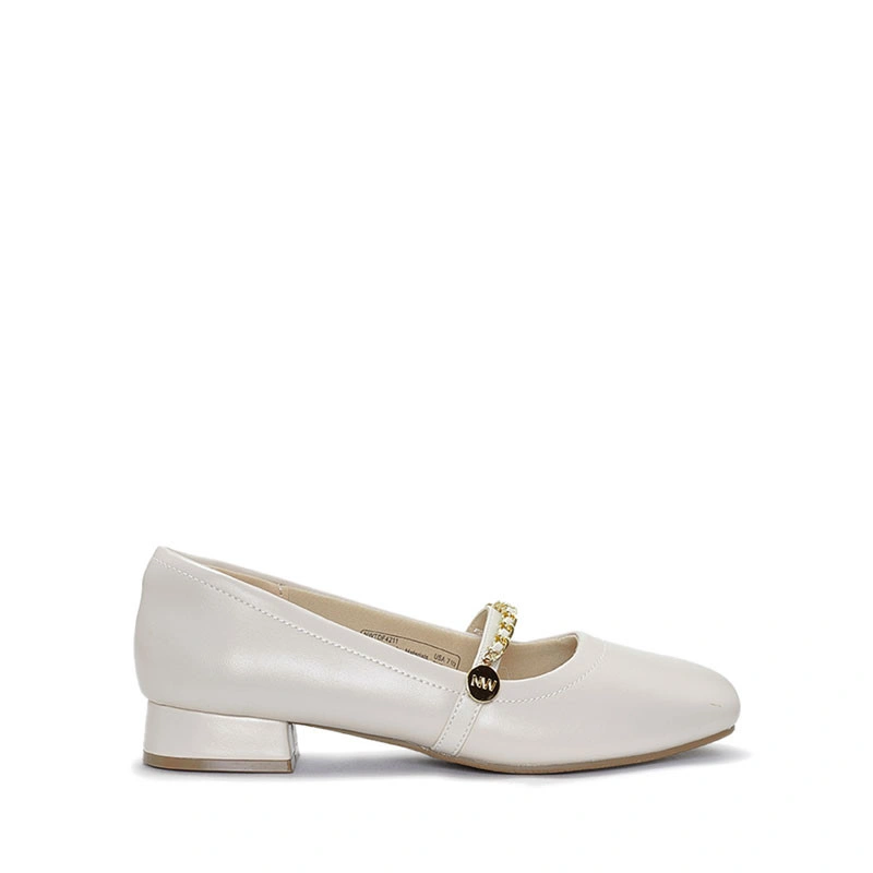Payless Nine West Womens Linecia MJ Loafers - Off White_15