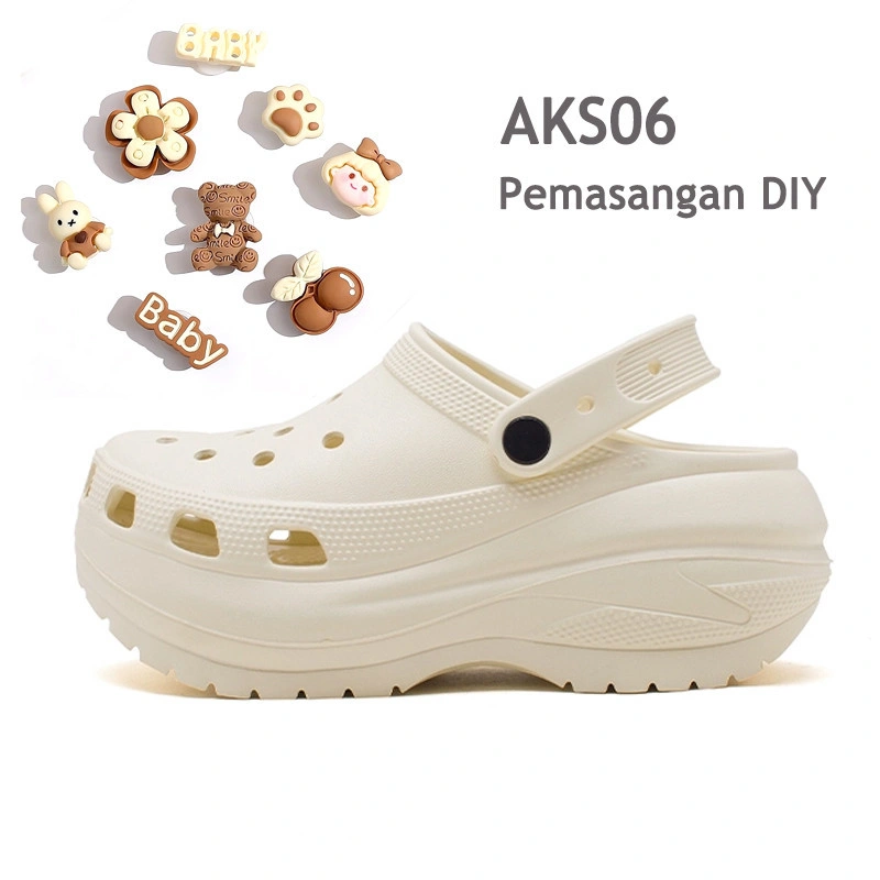 Sandal anak baru model terbaru untuk anak perempuan dengan tali dan aksesori dekorasi yang lucu