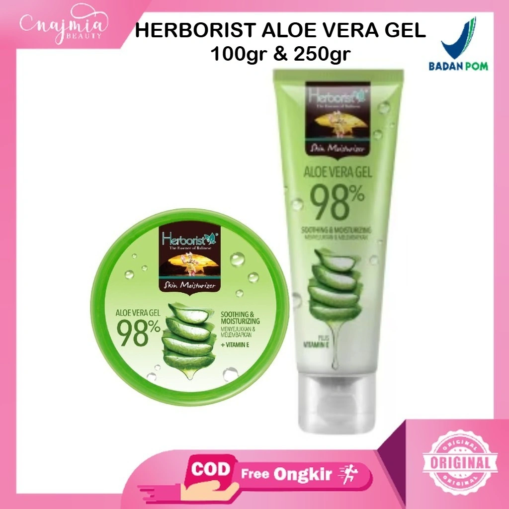 Najmia Ofc Herborist Aloe Vera Gel Pot 100 250Gr