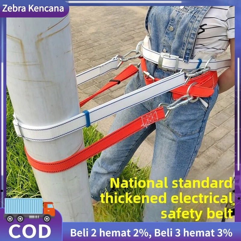 Sabuk Panjat Tiang Listrik Sabuk Safety Proyek Industri Safety Belt Sabuk Pengaman Panjat Pohon