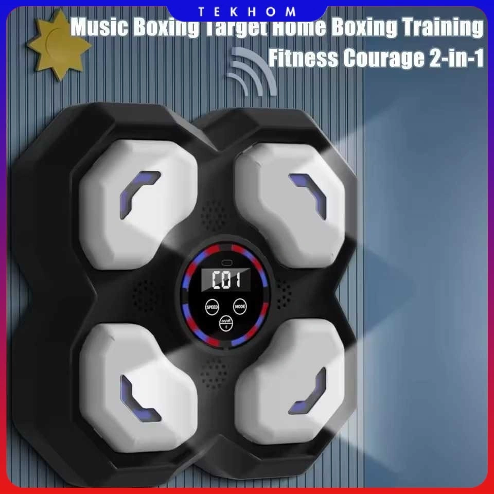 Mesin Tinju Music Boxing Machine Wall Target Bluetooth 9 Speed - QB05