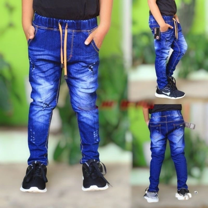 celana jeans panjang anak size 1-12 tahun
