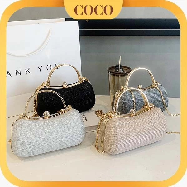 Tas Pesta Wanita Import Clutch Handbag Tas Bahu Wanita Fashion Tas Selempang Wanita