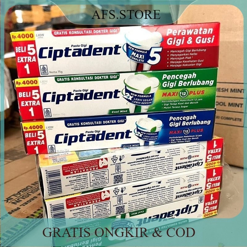 Paket Hemat 3 pcs Ciptadent 75 gram