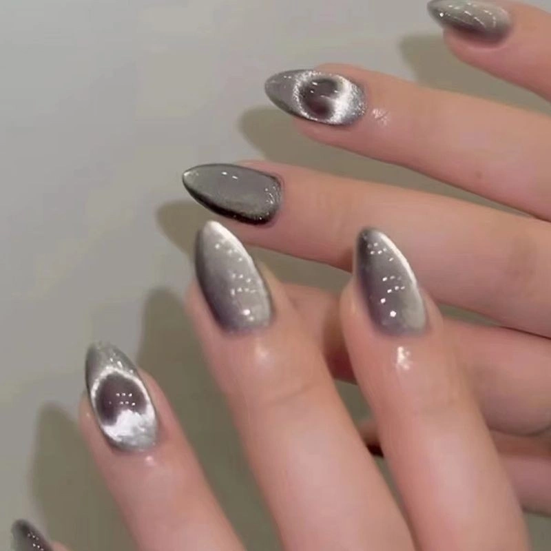 W1559 - Kuku Cantik 24pcs set Kuku Palsu Fake Nails Box Free Lem Cair/jelly tahan air Kuku Palsu imitasi gratis Lem Cair Nail Art Fashion Decoration Fashion Acylic Nail art 3D modis lucu cute murah import press on nails wedding tahan lama