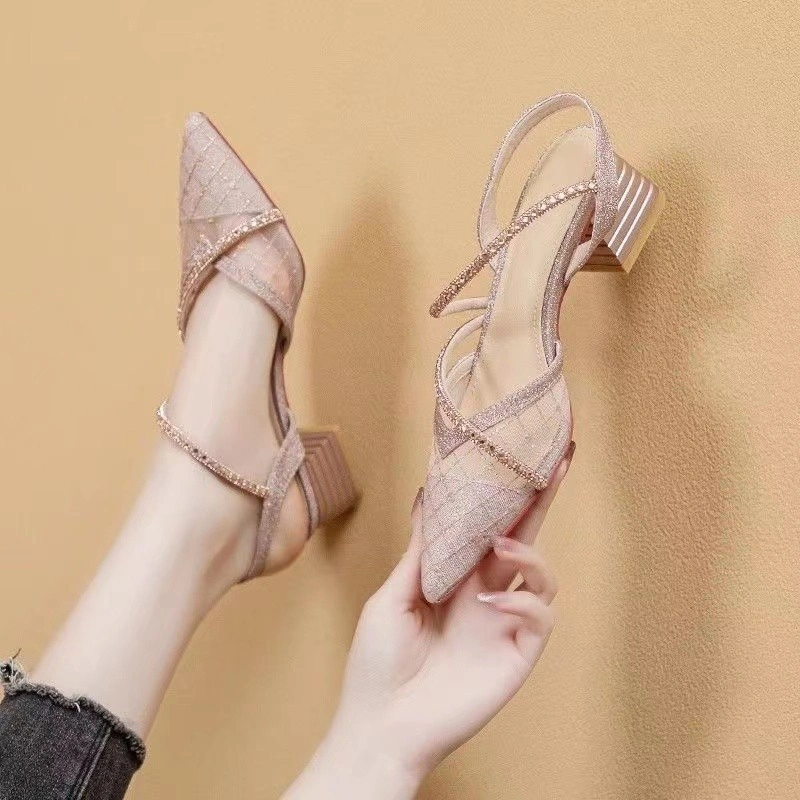 SJR Sjiero Free Box S-27 hak tinggi wanita high heels elegan tinggi hak 5 cm terbaru kekinian