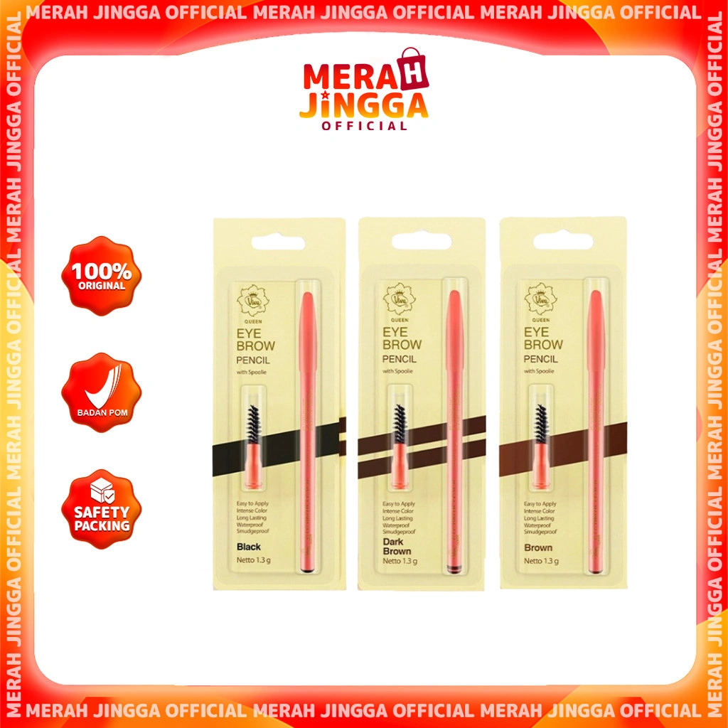 Viva Pensil Alis Original 100% | Merah Jingga Official