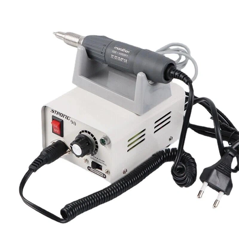 KUAT 90 kotak kontrol Alat Micromotor Handpiece Bor Kuku Mesin Manikur Pedikur Pedikur Kikir Kuku Listrik Alat Peralatan Seni Kuku