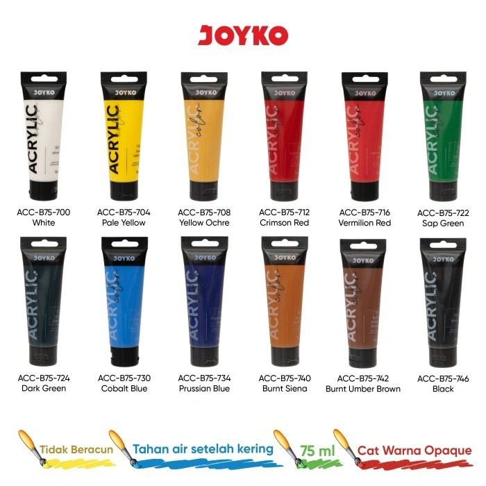 Cat Akrilik Acrylic Color Joyko ACC-B75 75ML
