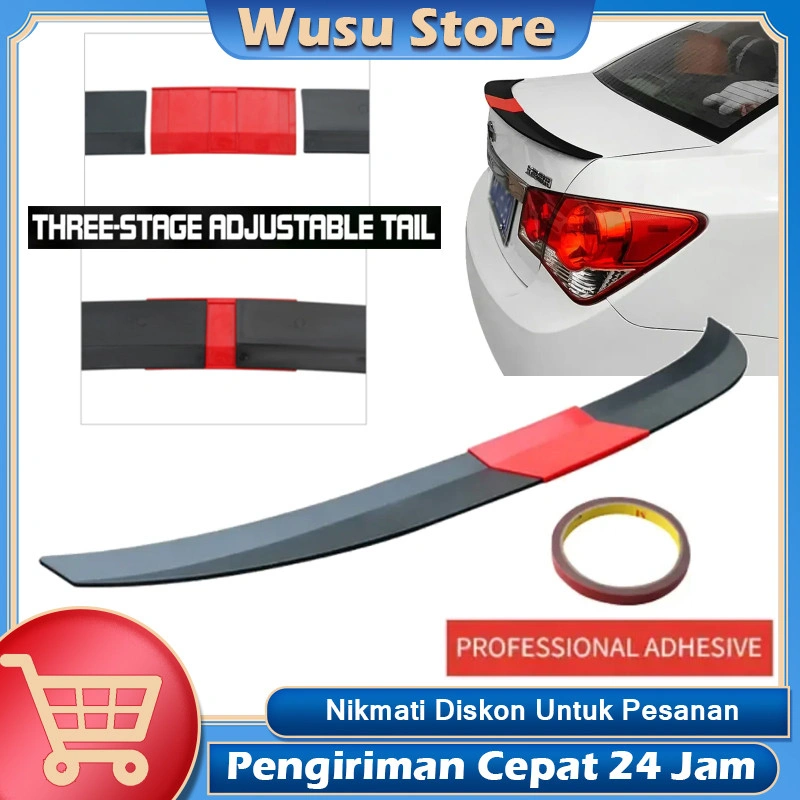 Rear Spoiler Wing Extension Spoiler Adjustable Mobil Universal Body Kit