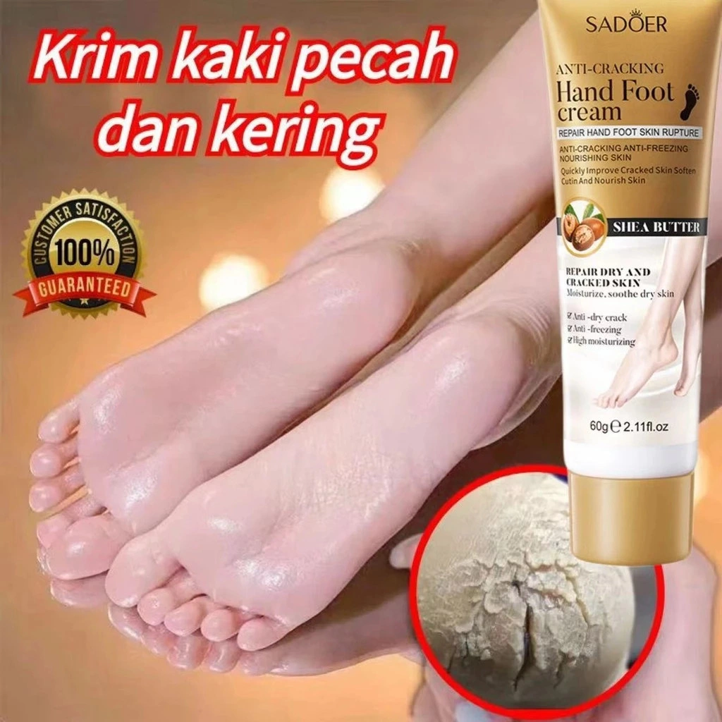 SADOER Krim Kaki Tangan 60g Hand Foot Cream Anti Retak Memperbaiki Kulit Kering Kasar Anti Cracking
