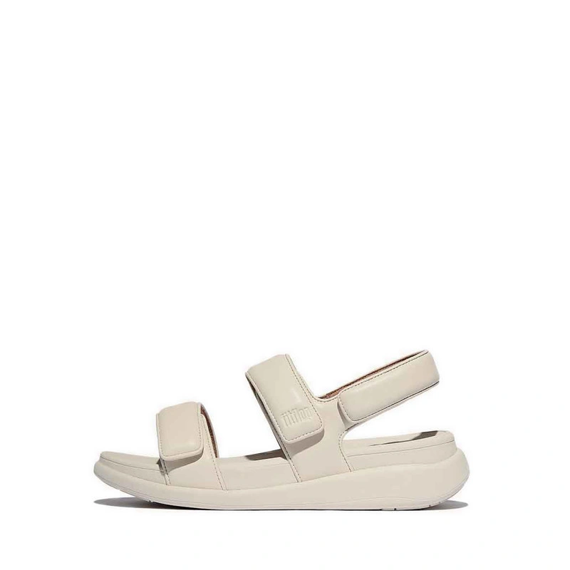 Fitflop F-Mode Go Adjustable Flatform Back-Strap Sandals - Paris Beige