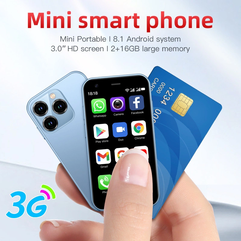 SOYES XS15/S23 Android 8.1 2GB+16GB Mini Smartphone 3.0 Inch Mini Phone 3G Network Anak Dan Siswa Phone