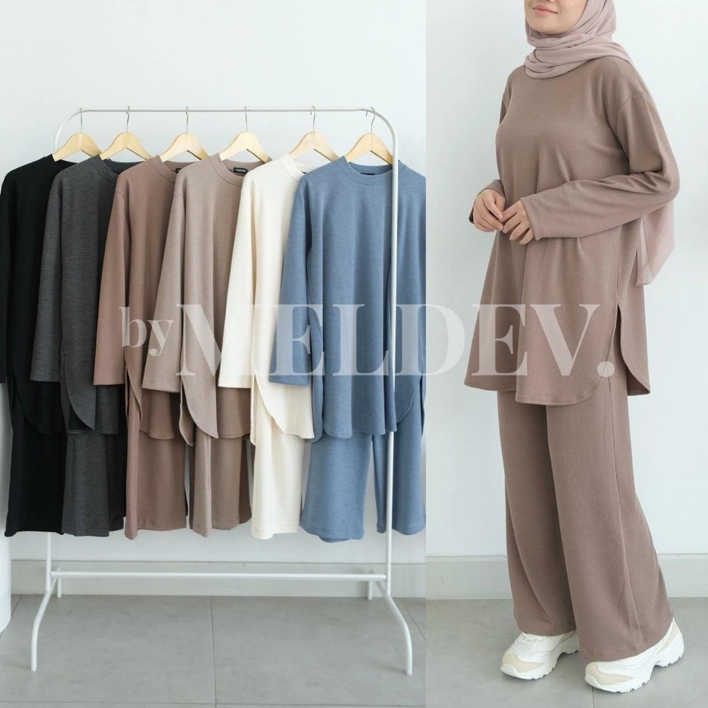 ByMeldev Naira Oval Set Busui Nonbusui Setelan Celana Rok