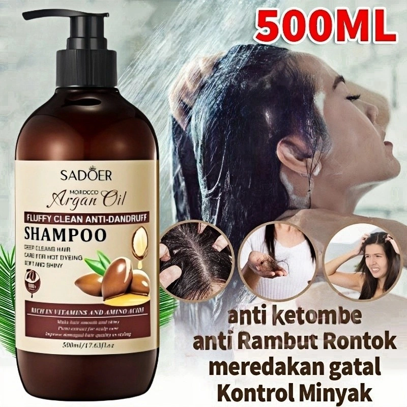 Obat Ketombe Shampoo Rambut Rontok Sampo Anti Ketombe Rambut Rontok Obat Ketombe Rambut Rontok Berkerak Sampo 100% Asli 500ml Singkirkan Ketombe Memperbaiki Kulit Kepala Yang Gatal Pembersihan Mendalam Dan Kontrol Minyak Rambut Lebih Halus