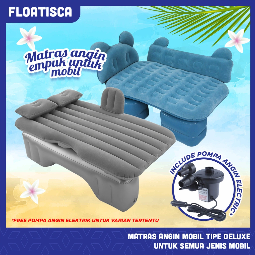 Floatisca Matras Kasur Angin Mobil Pompa Tiup Indoor Outdoor Set Car Matress Inflatable Bed Travel