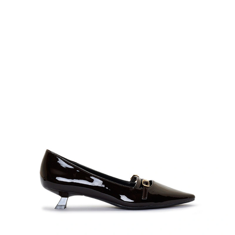 Payless Chrissie Womens Kenia Kitten Heels - Dark Brown_04