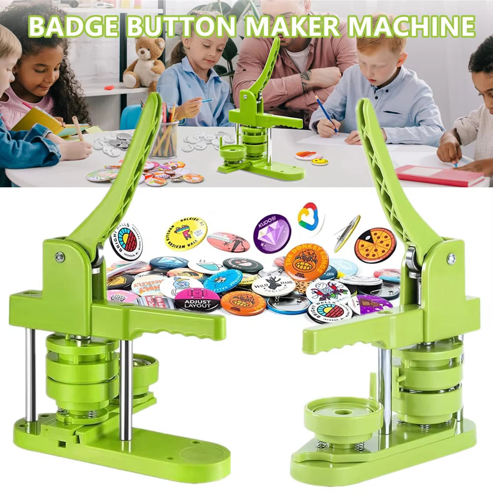 DCBADGE Mesin Press Pin Bros Peniti Bulat Rotating Button Maker - DC-109