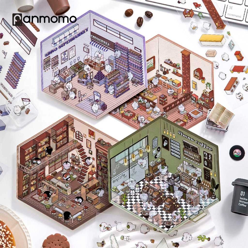 Panmomo Sticker DIY Korea 3D Satisfying Decoration Landscaping