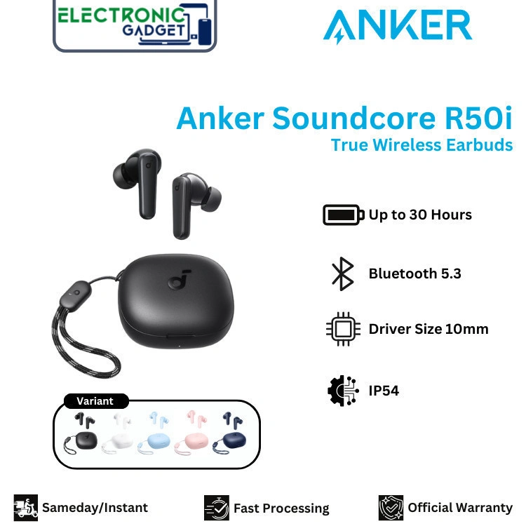 Anker Soundcore R50i R50l True Wireless Earbuds TWS Earphone - A3949