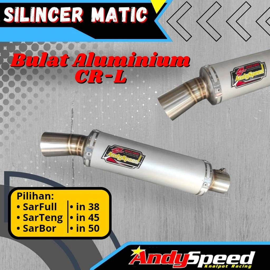 SILINCER MATIC UNIVERSAL ANDY SPEED