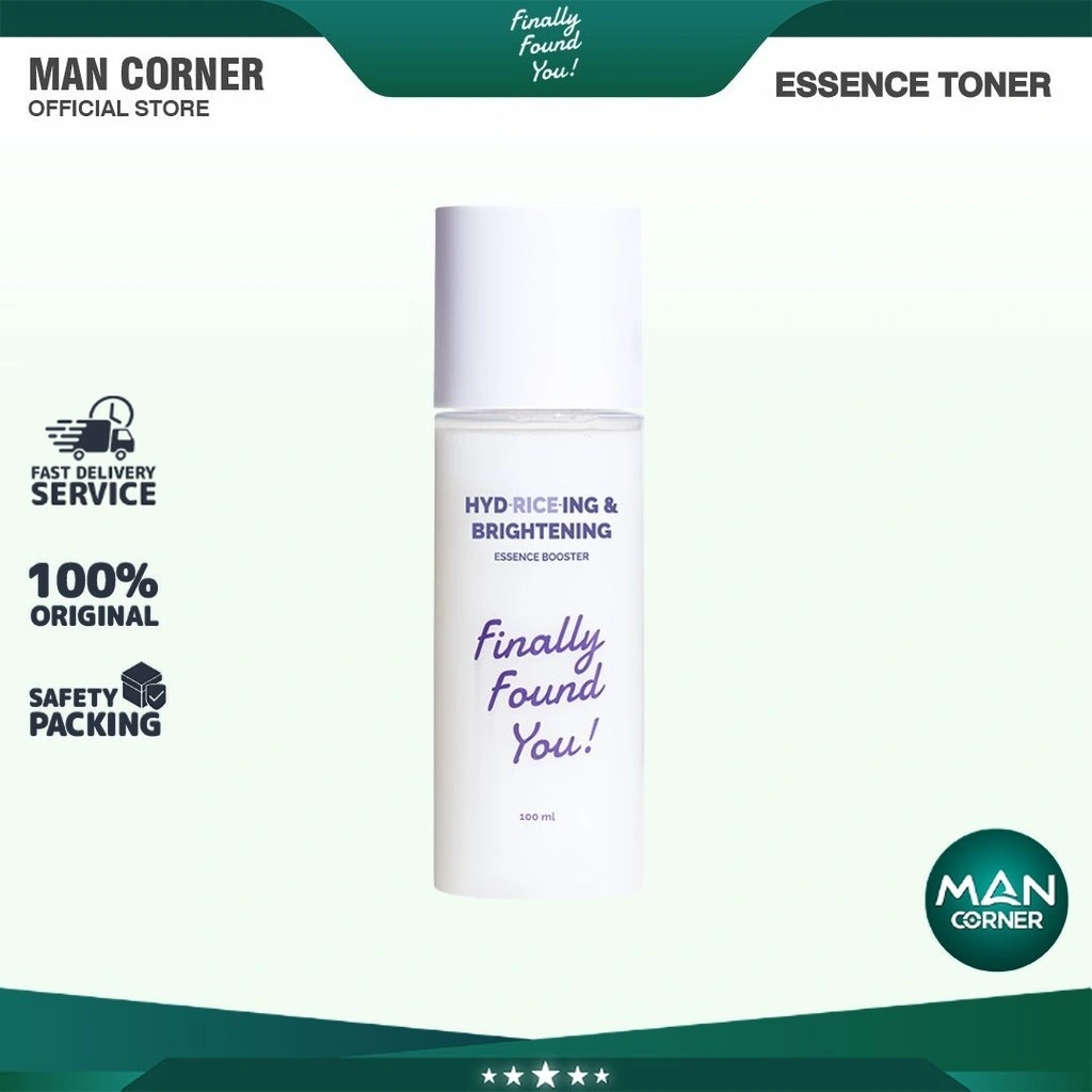 Finally Found You! HYDRICEING & BRIGHTENING Essence Booster - Serum Infused Toner Untuk Semua Jenis Kulit 100mL | Man Corner